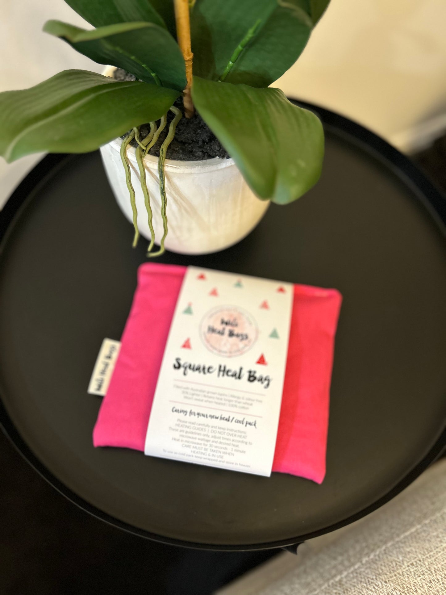 Square Heat Bag - Pink - Wili Heat Bags
