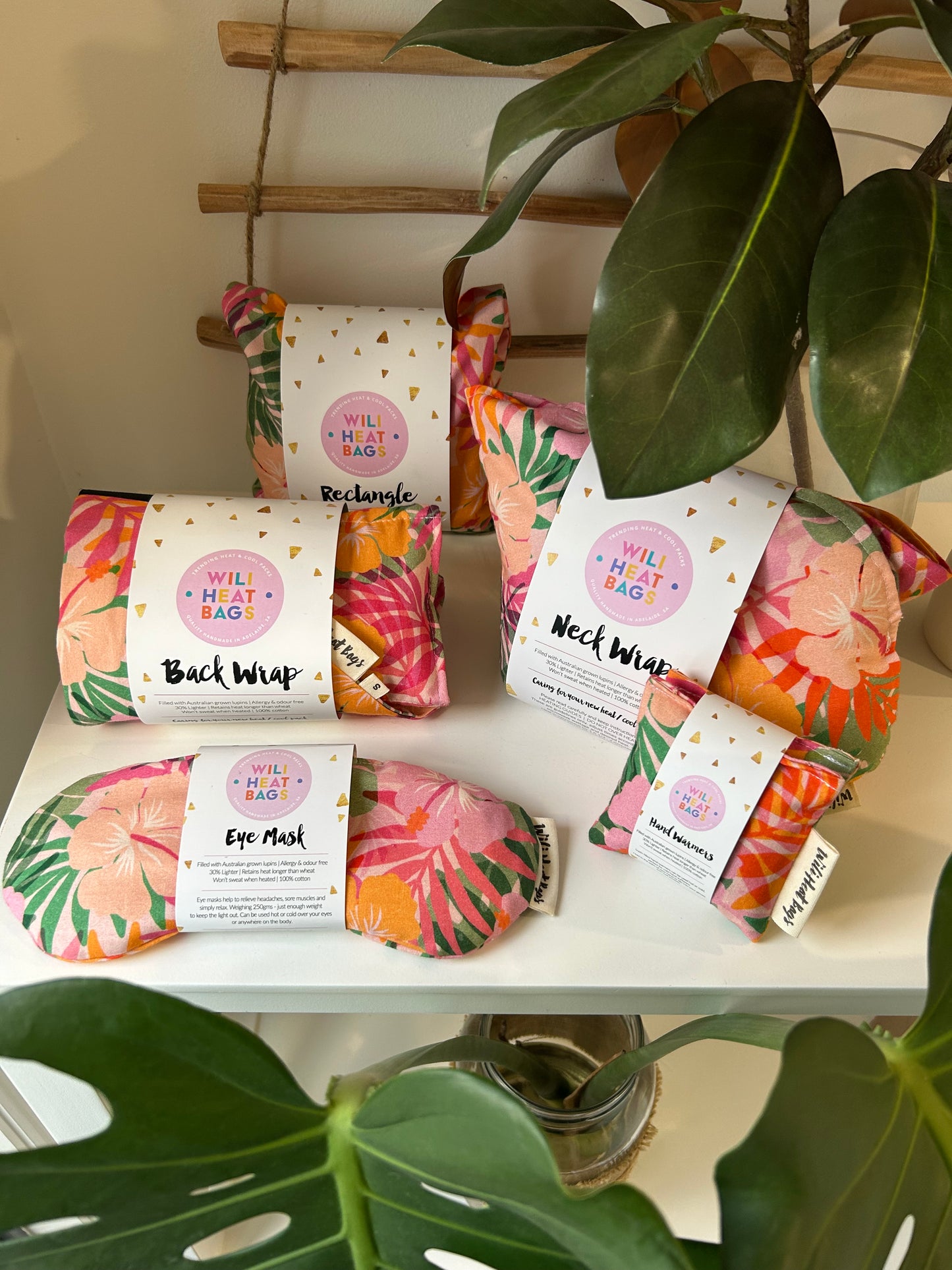 Neck Wrap Heat Bag - Pink May - Wili Heat Bags