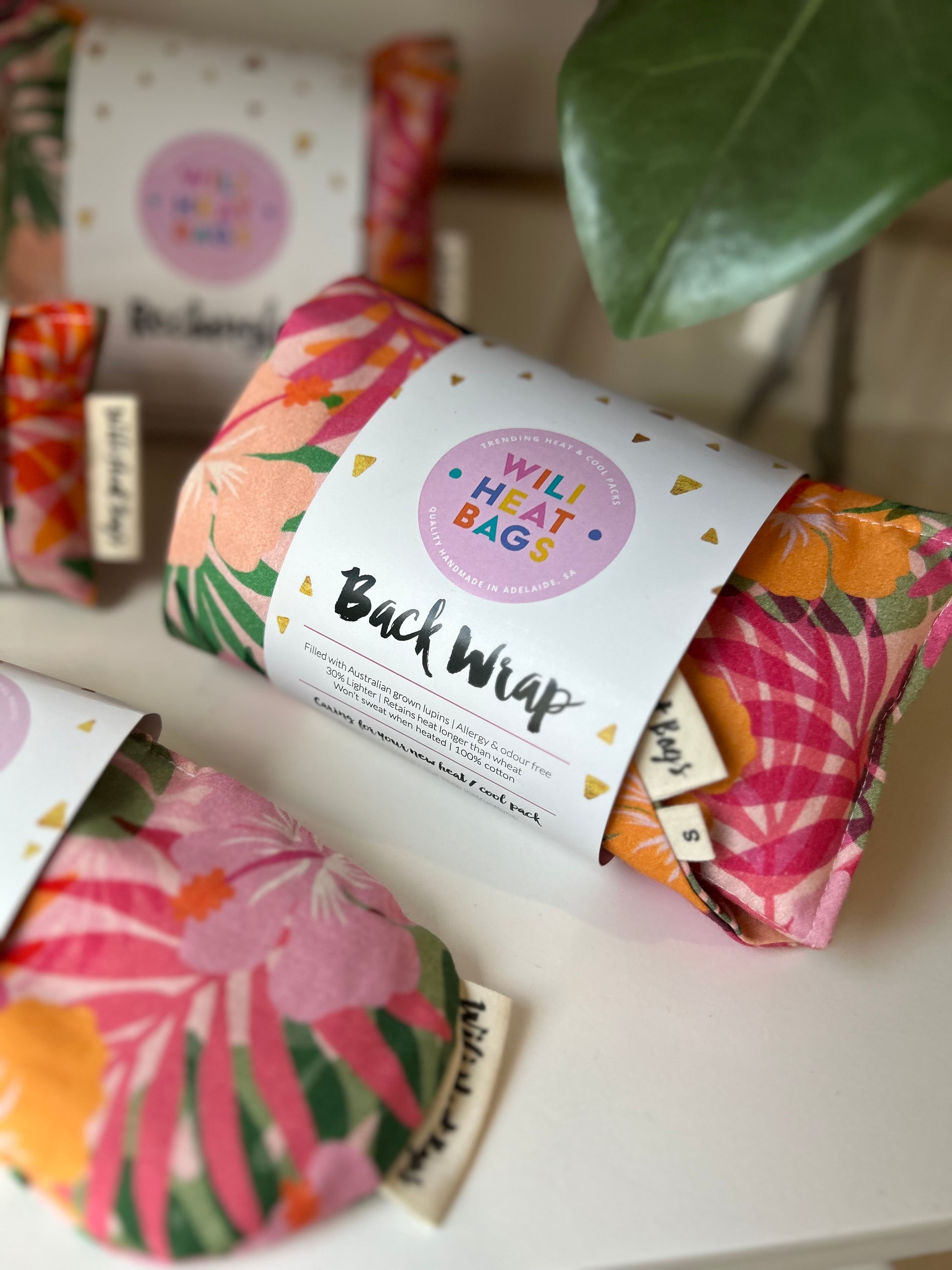 Back Wrap Heat Pack - Pink May - Wili Heat Bags