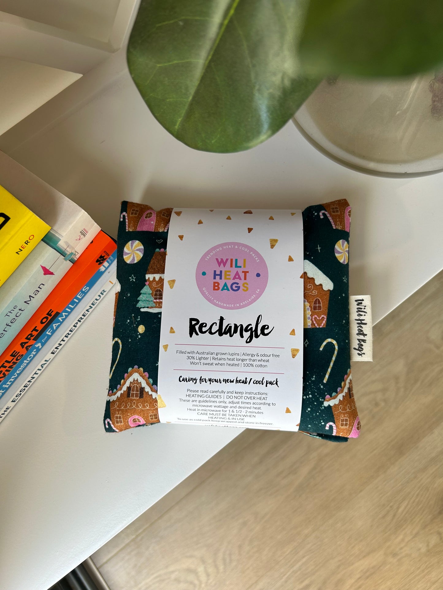 Rectangle Heat Bag - Gingerbread