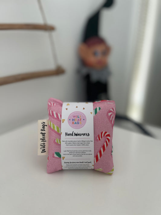 Hand Warmers - Candy Cane - Wili Heat Bags