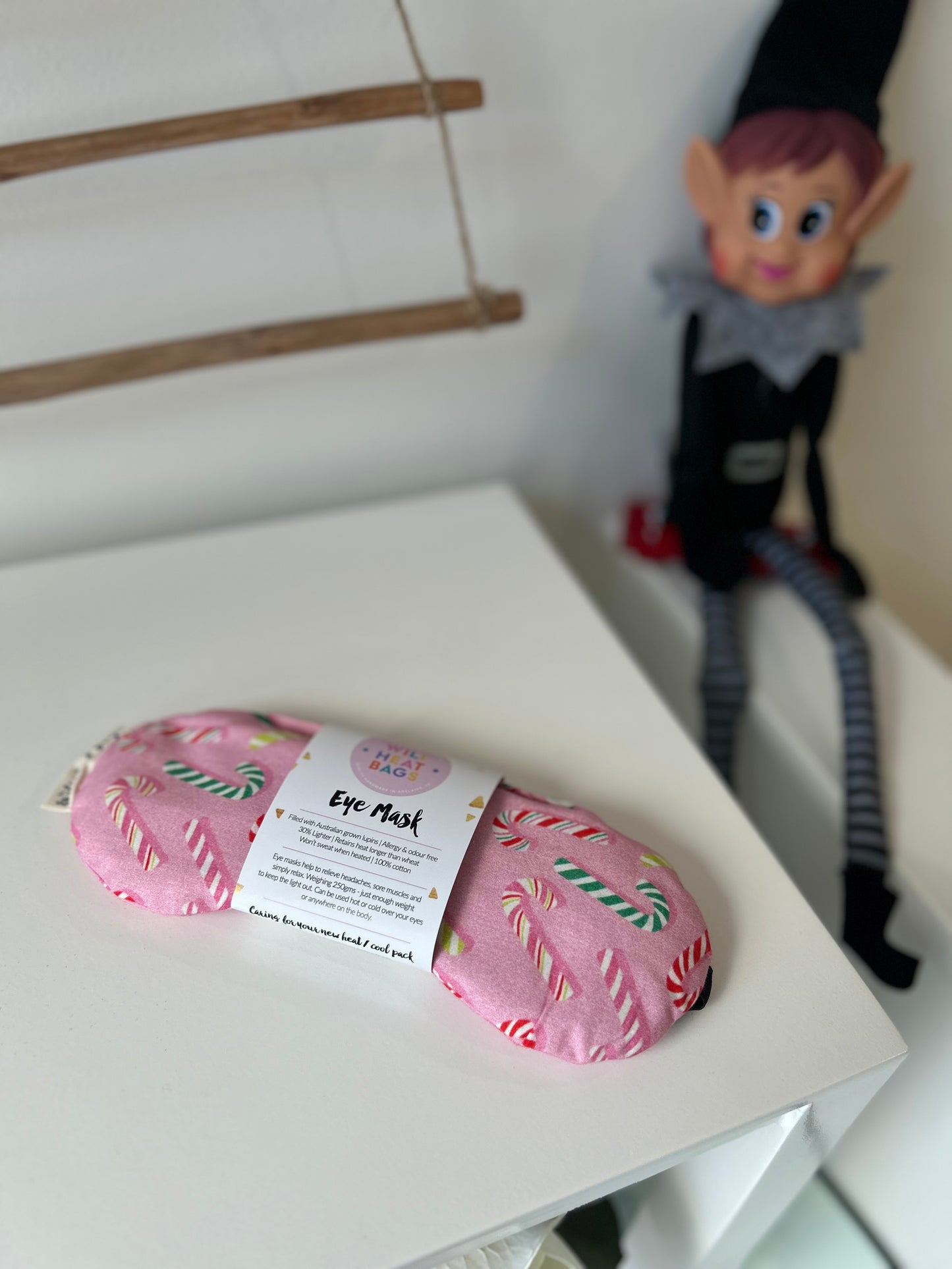 Eye Mask - Candy Cane - Wili Heat Bags