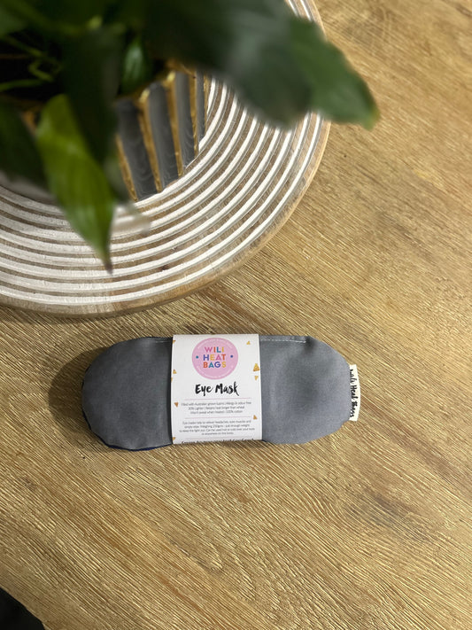 Eye Mask - Charcoal - Wili Heat Bags