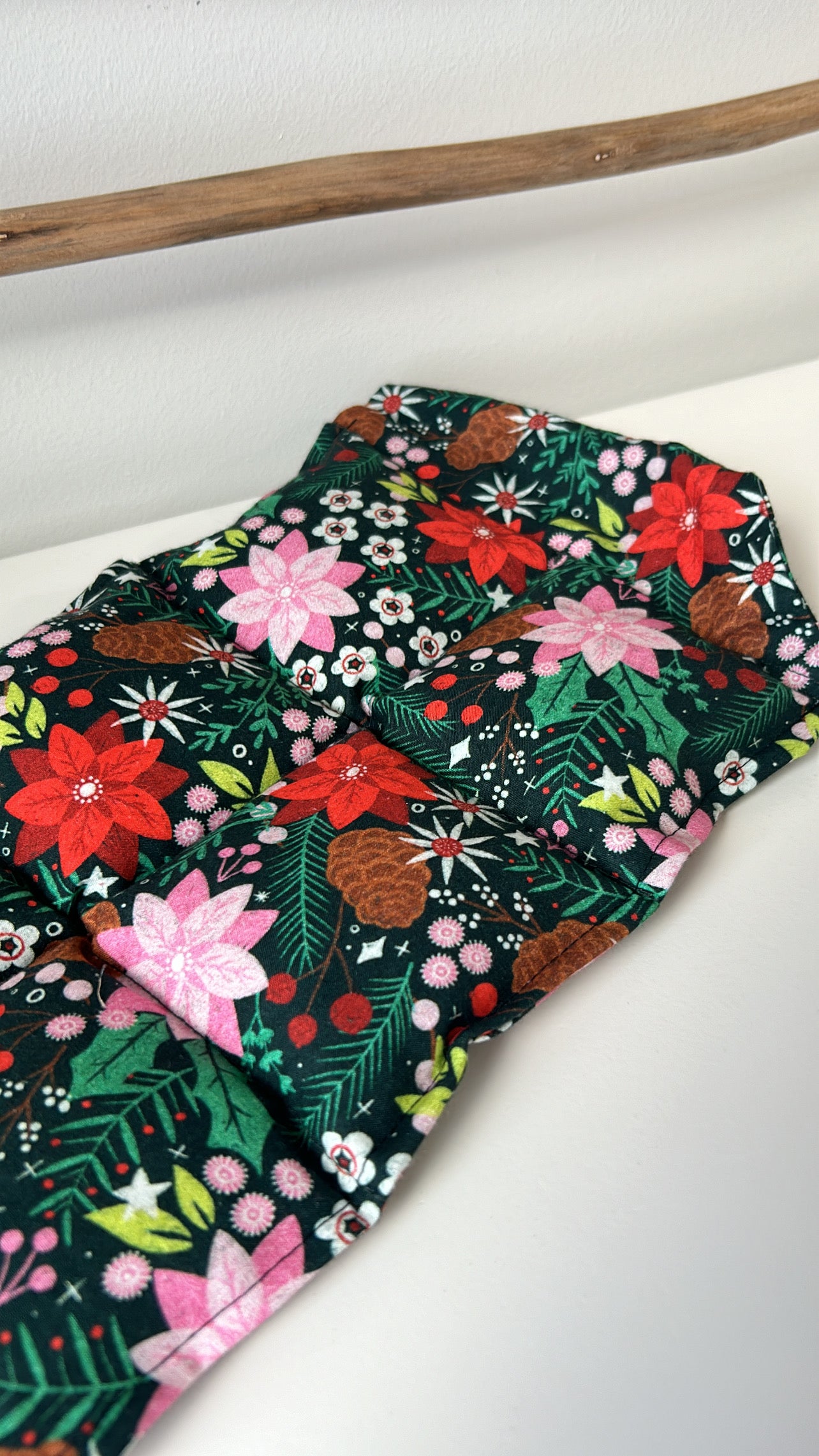 Back Wrap Heat Pack - Festive Flowers - Wili Heat Bags