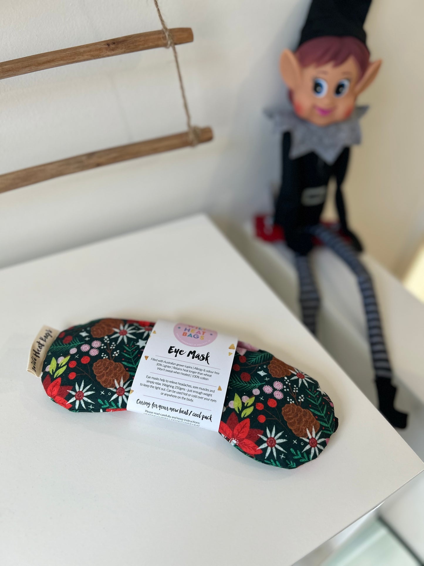 Eye Mask - Festive Flowers - Wili Heat Bags