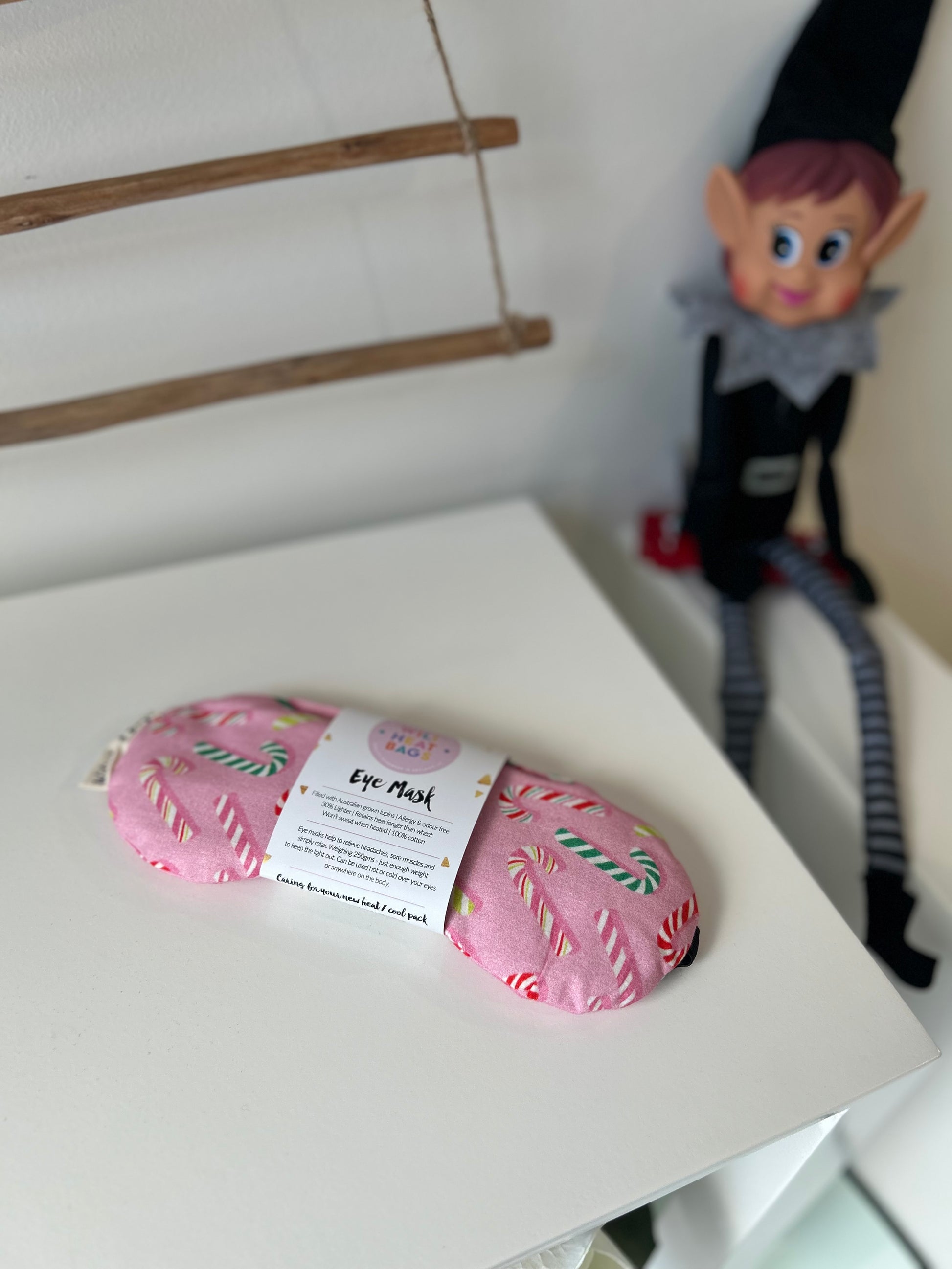 Eye Mask - Candy Cane - Wili Heat Bags