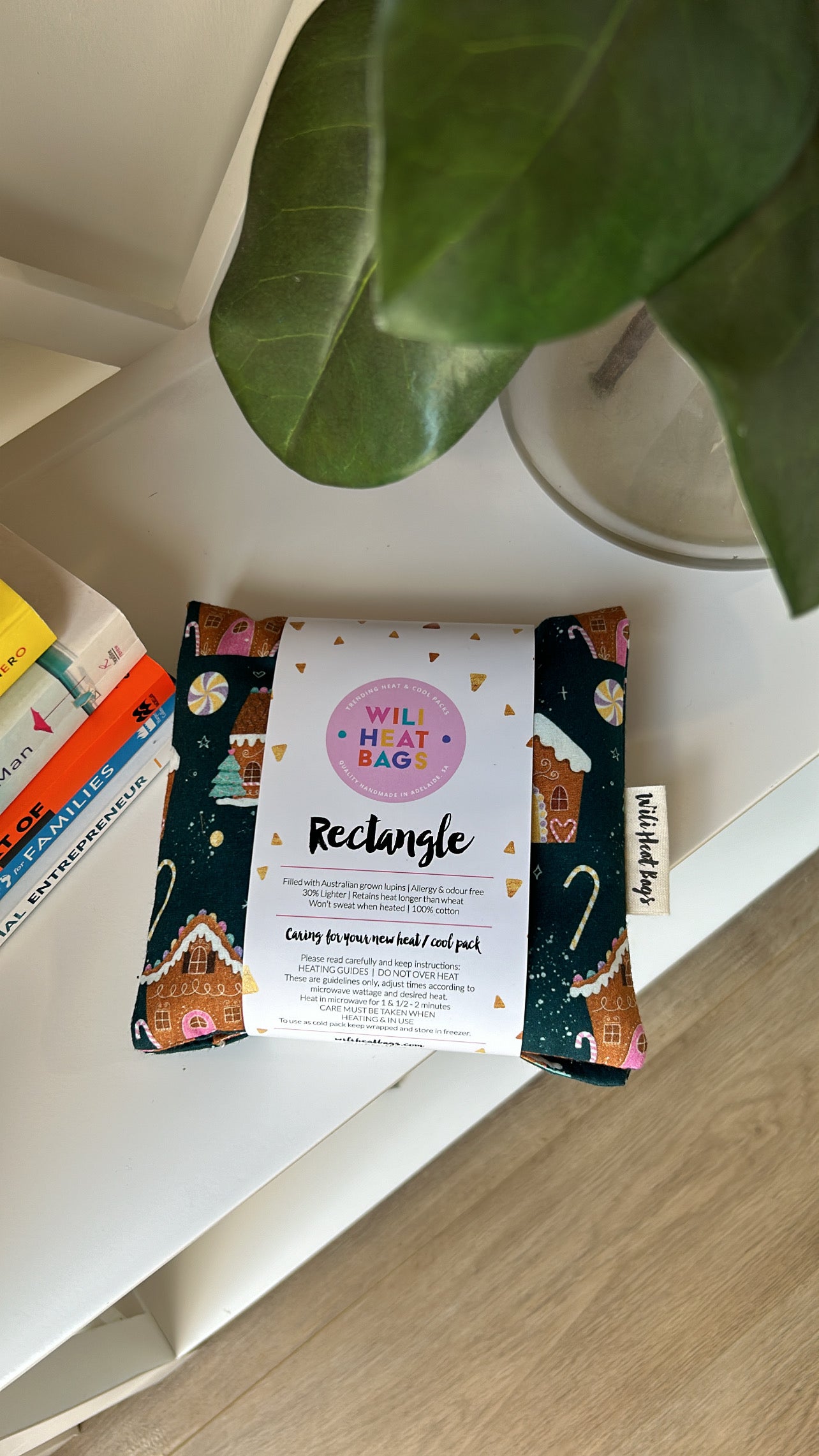 Rectangle Heat Bag - Gingerbread