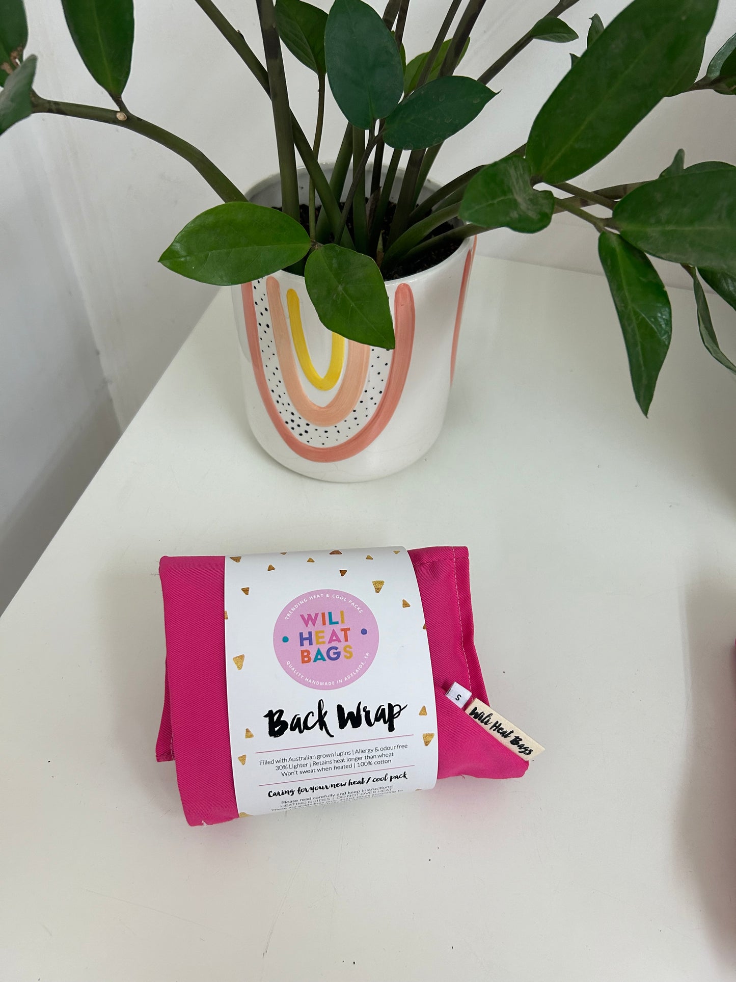 Back Wrap Heat Bag - Pink - Wili Heat Bags
