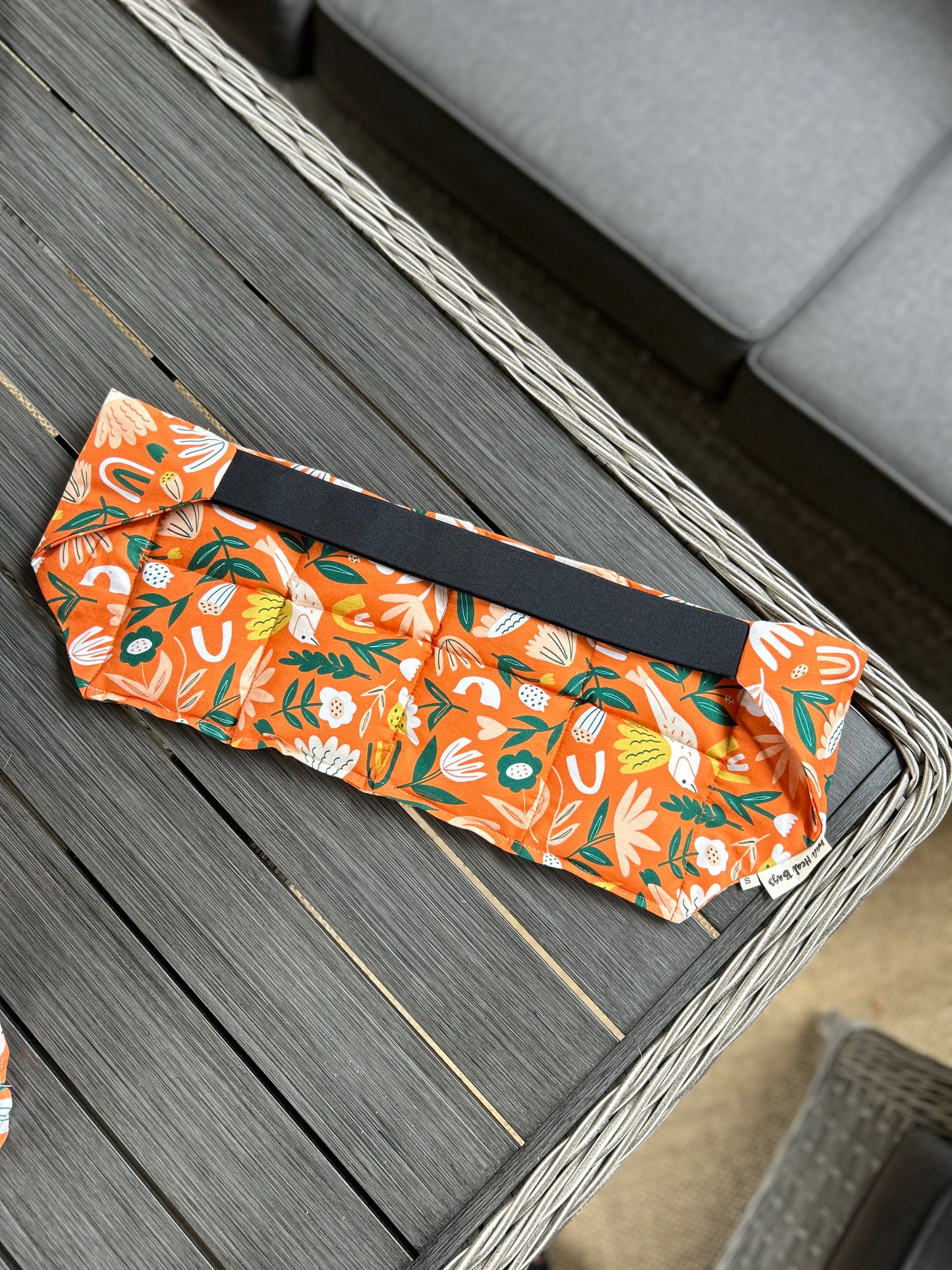 Back Wrap Heat Bag - Orange Garden