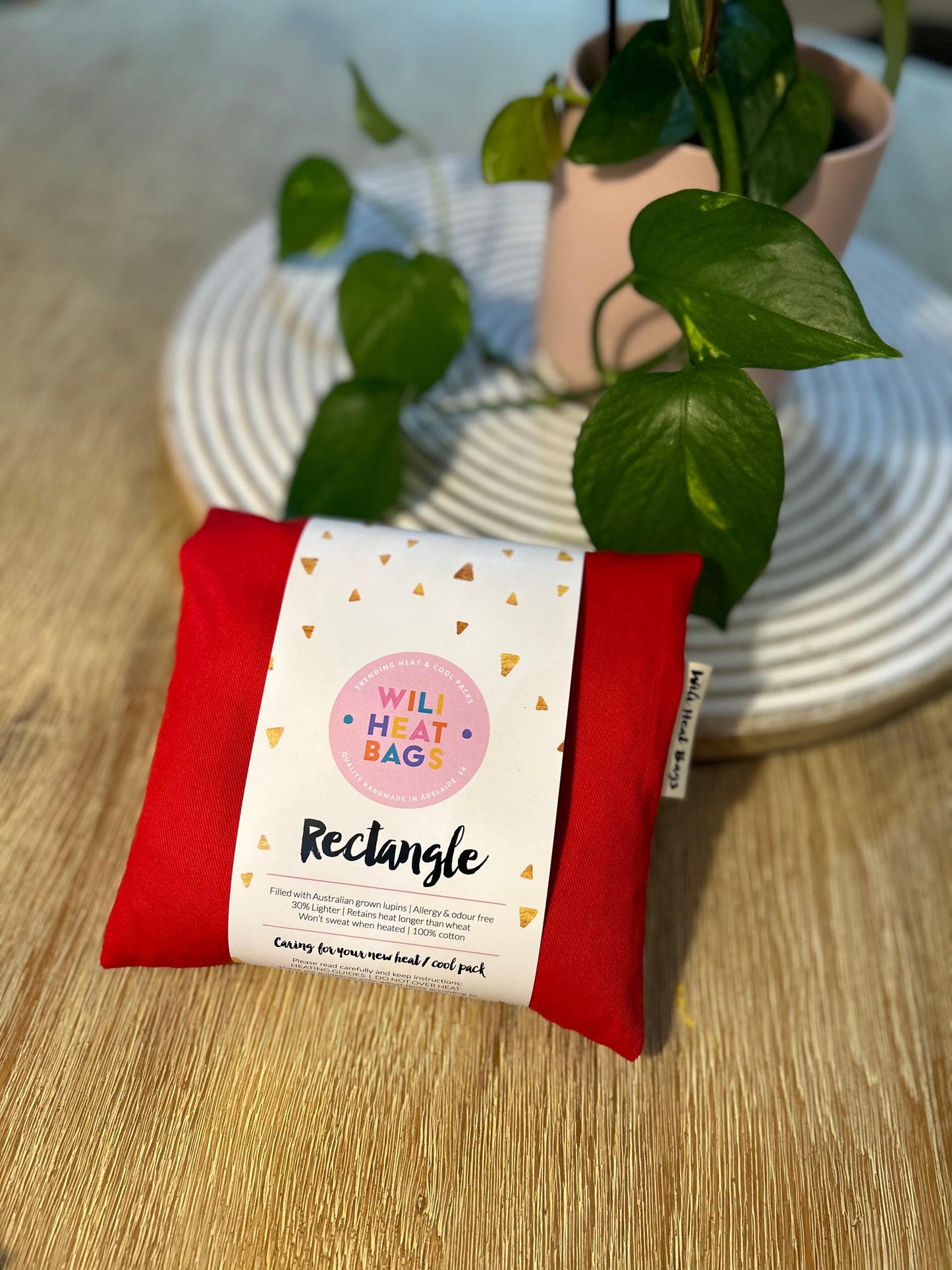 Rectangle Heat Bag - Red