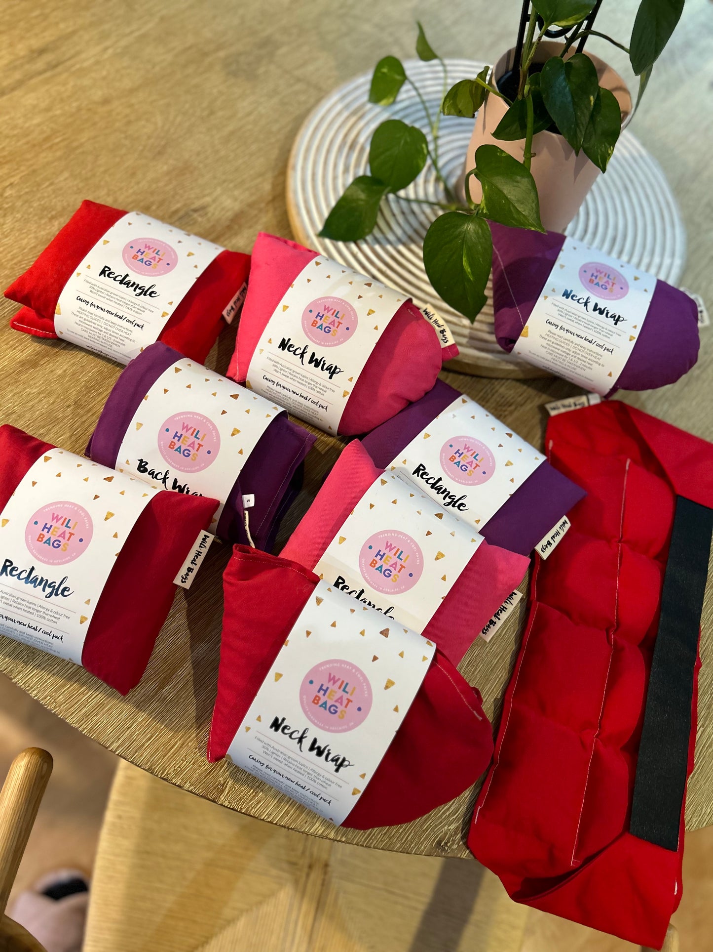 Neck Wrap Heat Bag - Cherry