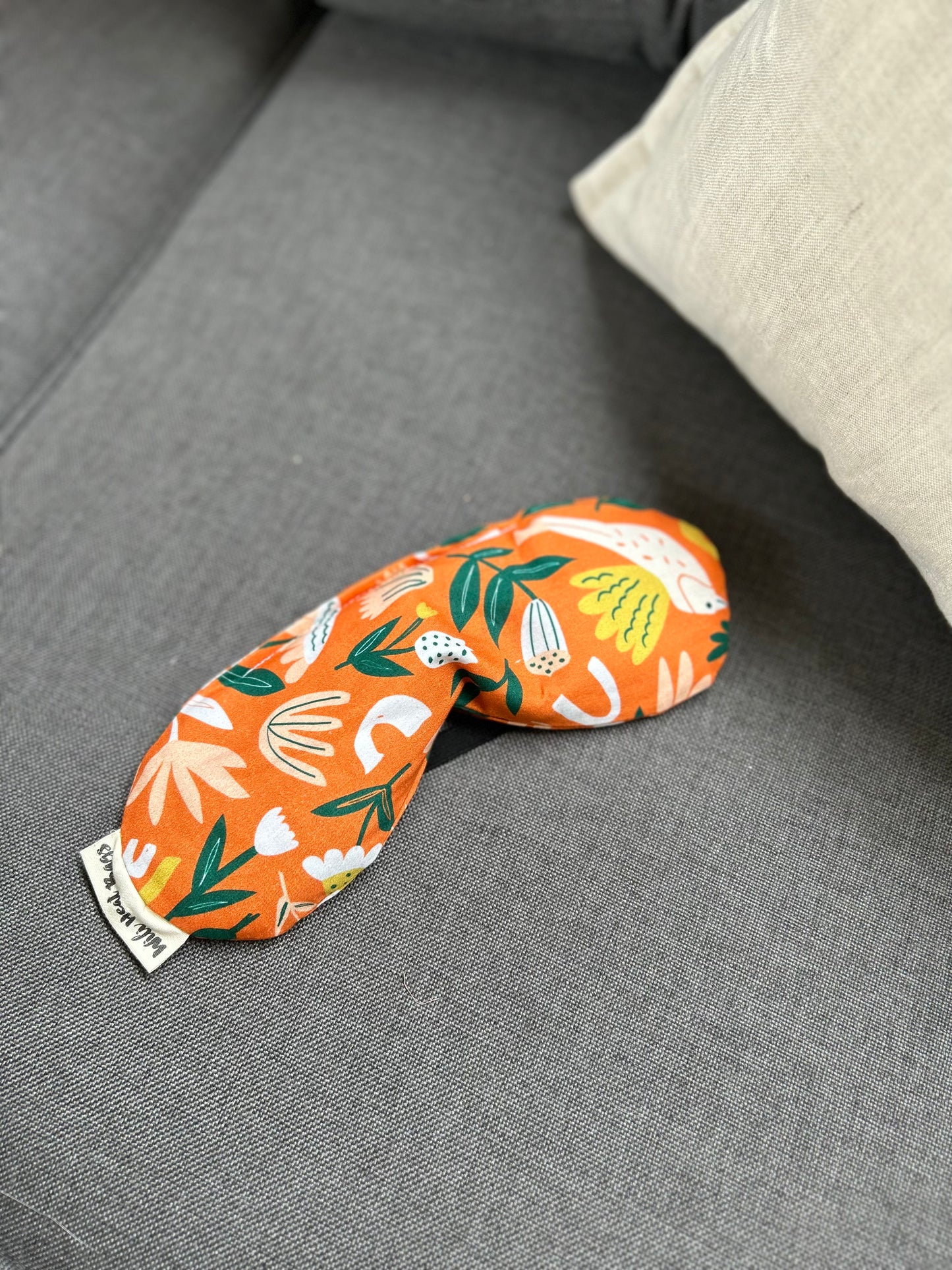 Eye Mask - Orange Garden - Wili Heat Bags
