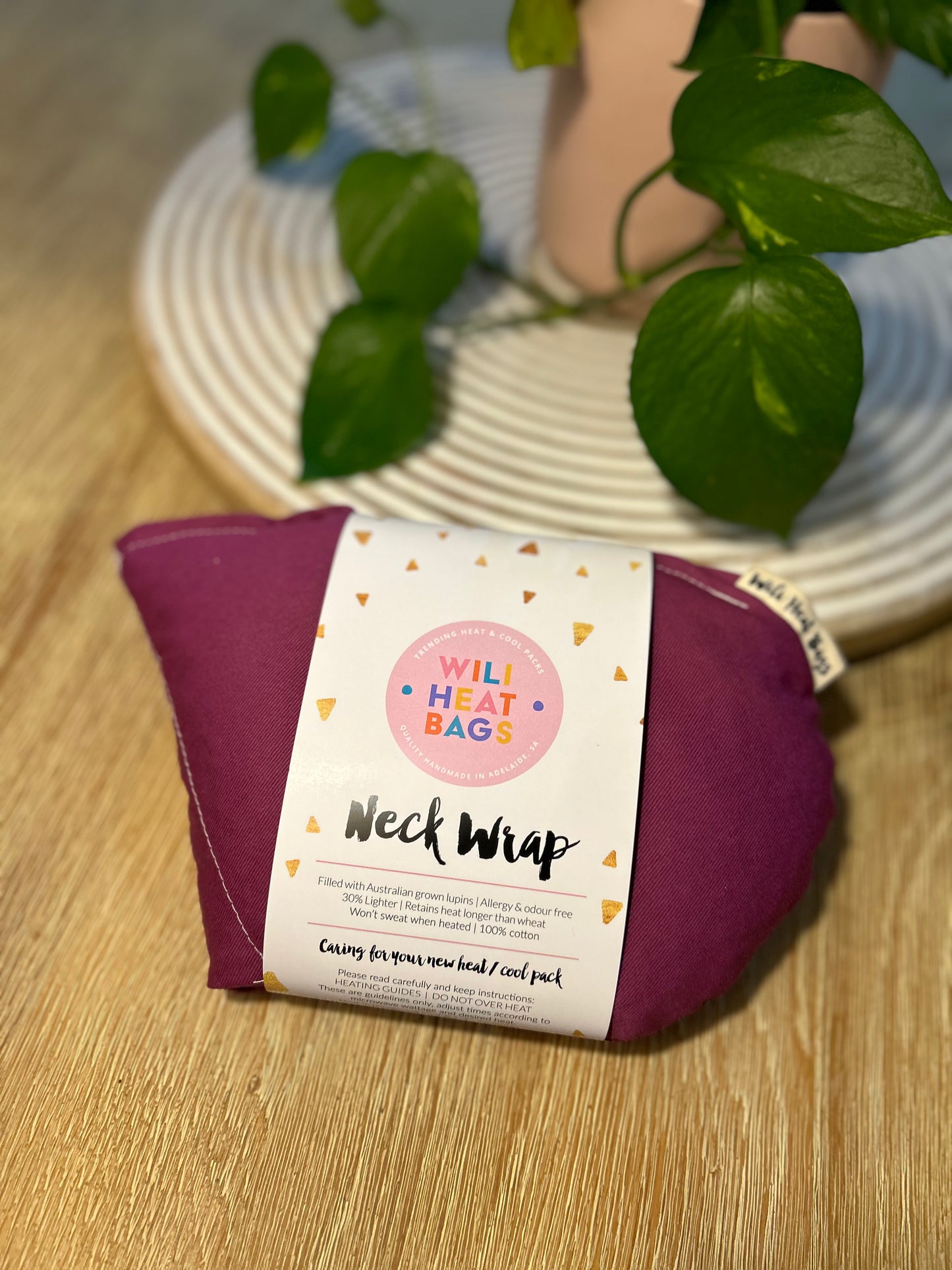 Neck Wrap Heat Bag - Purple