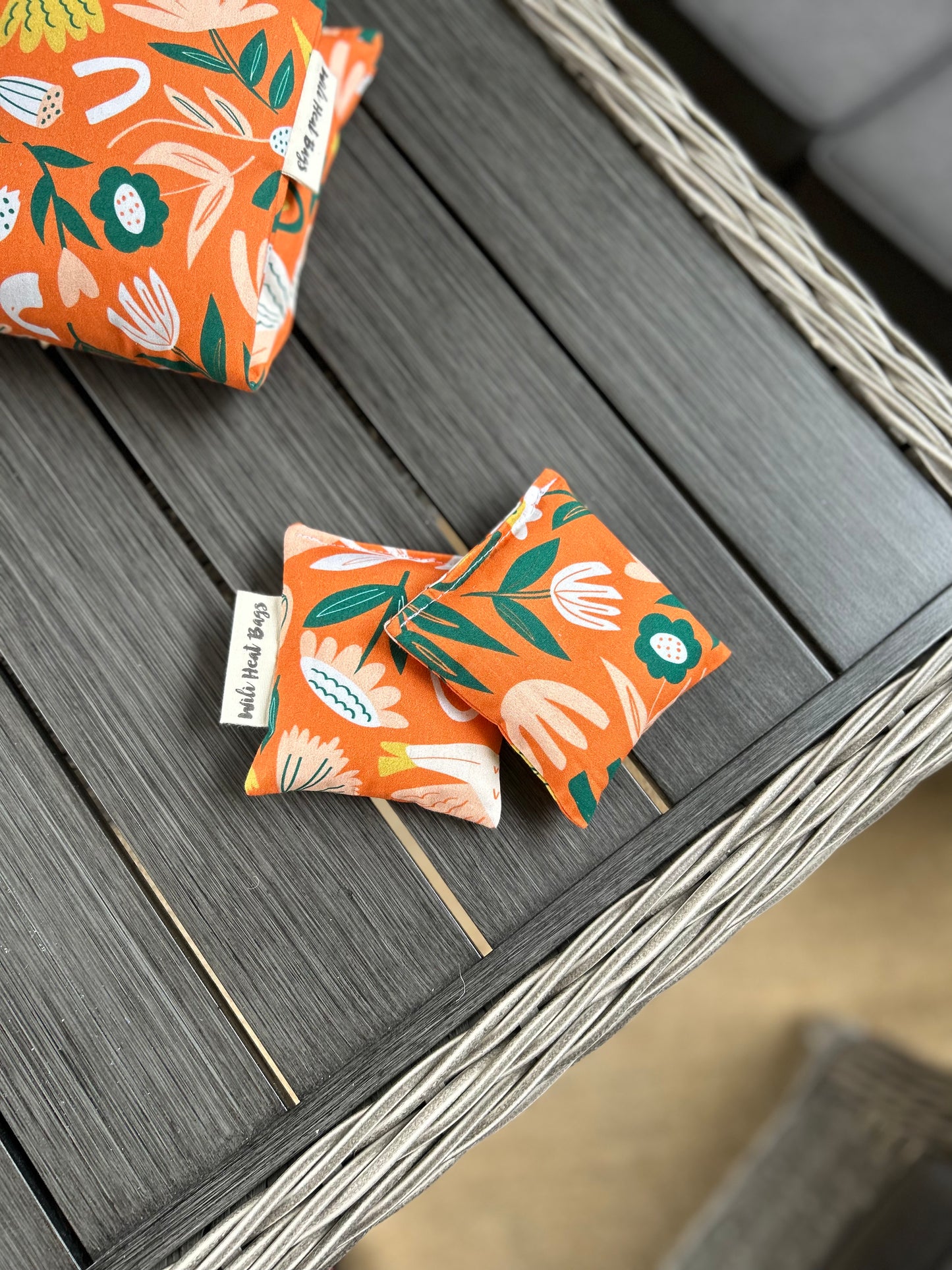 Hand Warmers - Orange Garden - Wili Heat Bags