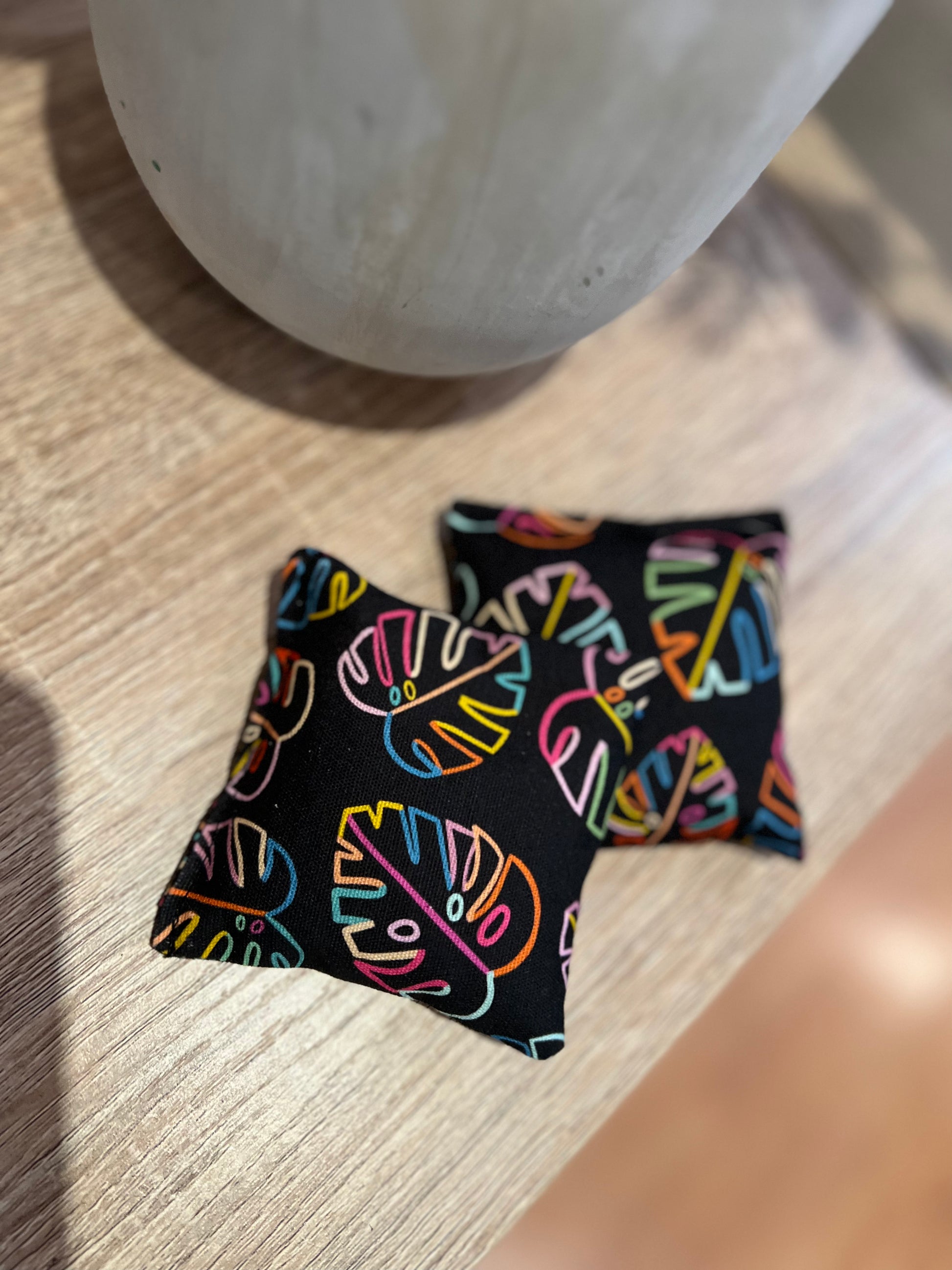 Hand Warmers - Rainbow Monstera - Wili Heat Bags
