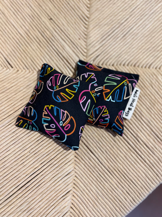 Hand Warmers - Rainbow Monstera - Wili Heat Bags