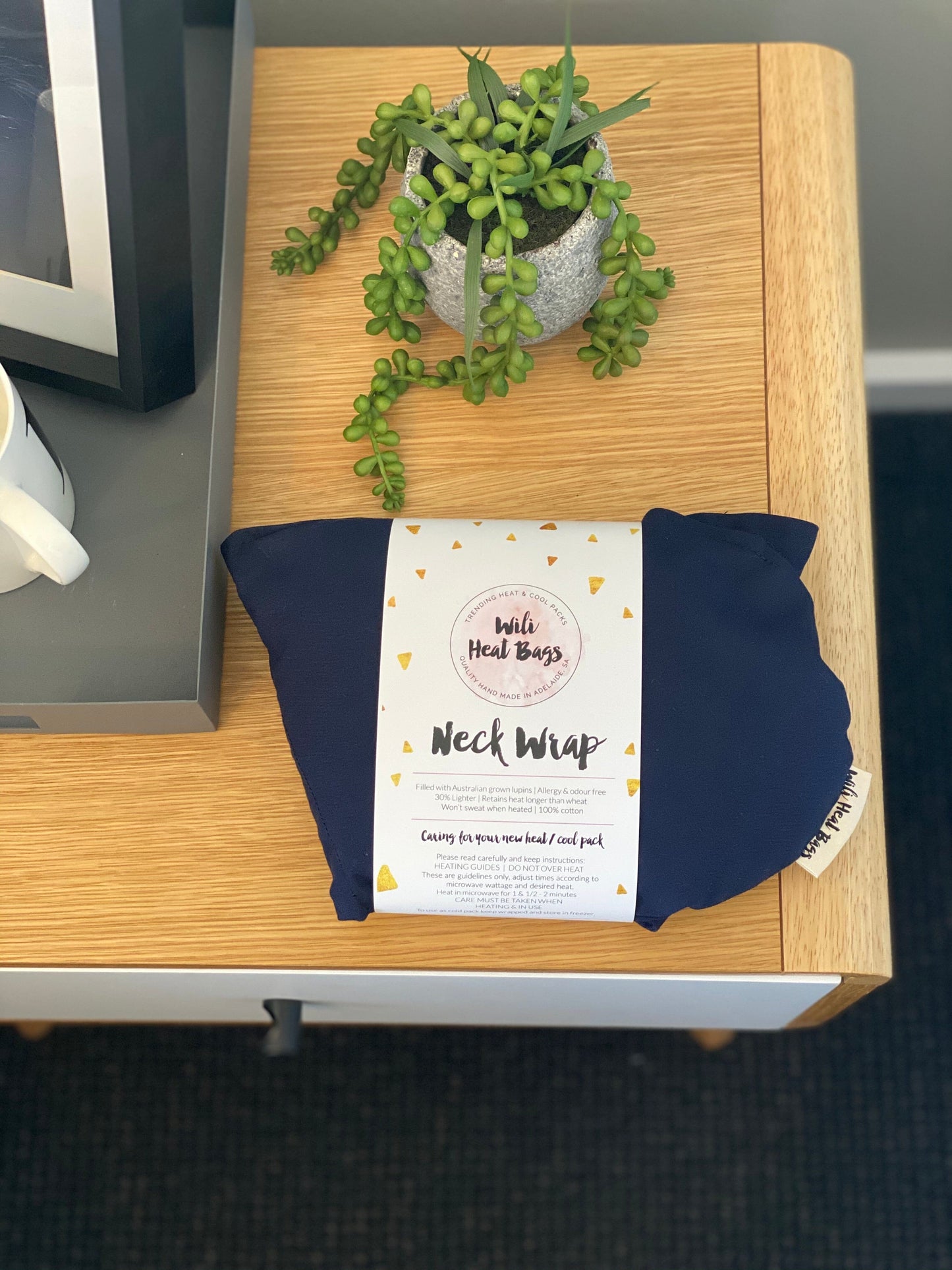 Neck Wrap Heat Bag - Navy Neck Wrap Heat Bag Wili Heat Bags