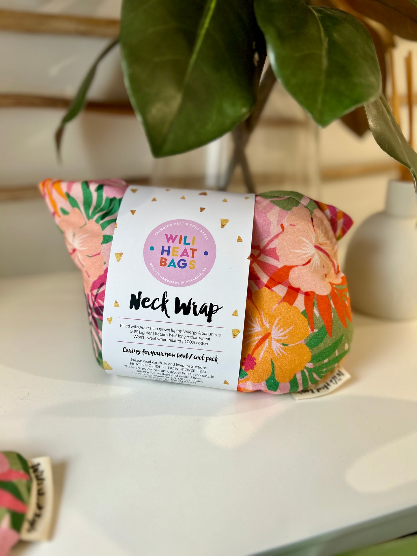 Neck Wrap Heat Bag - Pink May