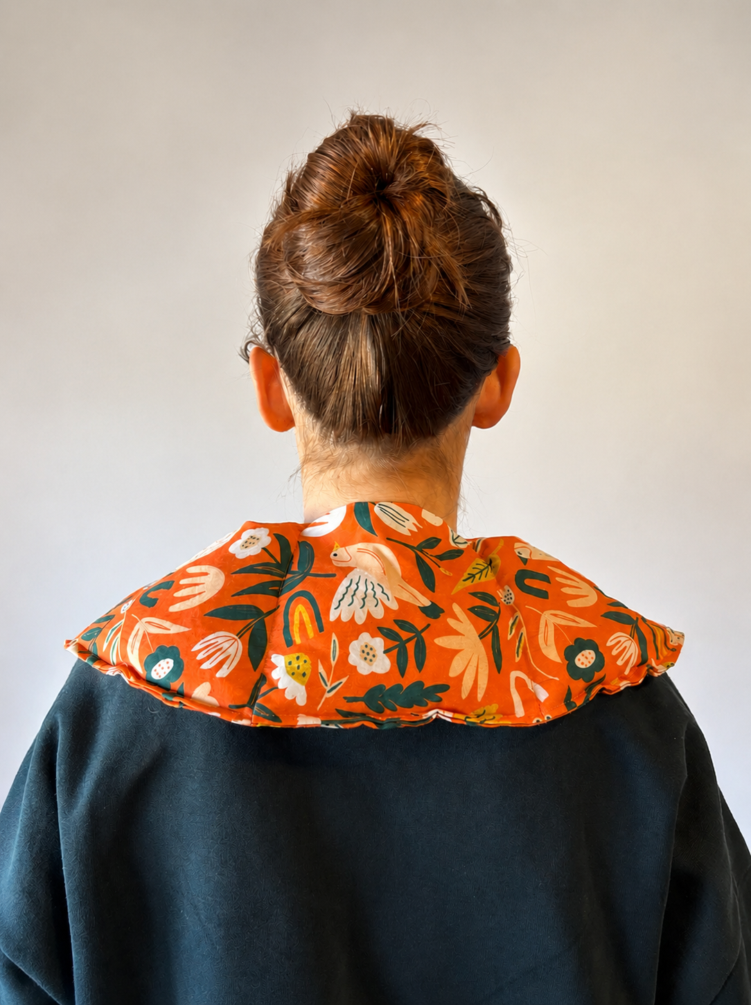 Neck Wrap Heat Bag - Orange Garden - Wili Heat Bags