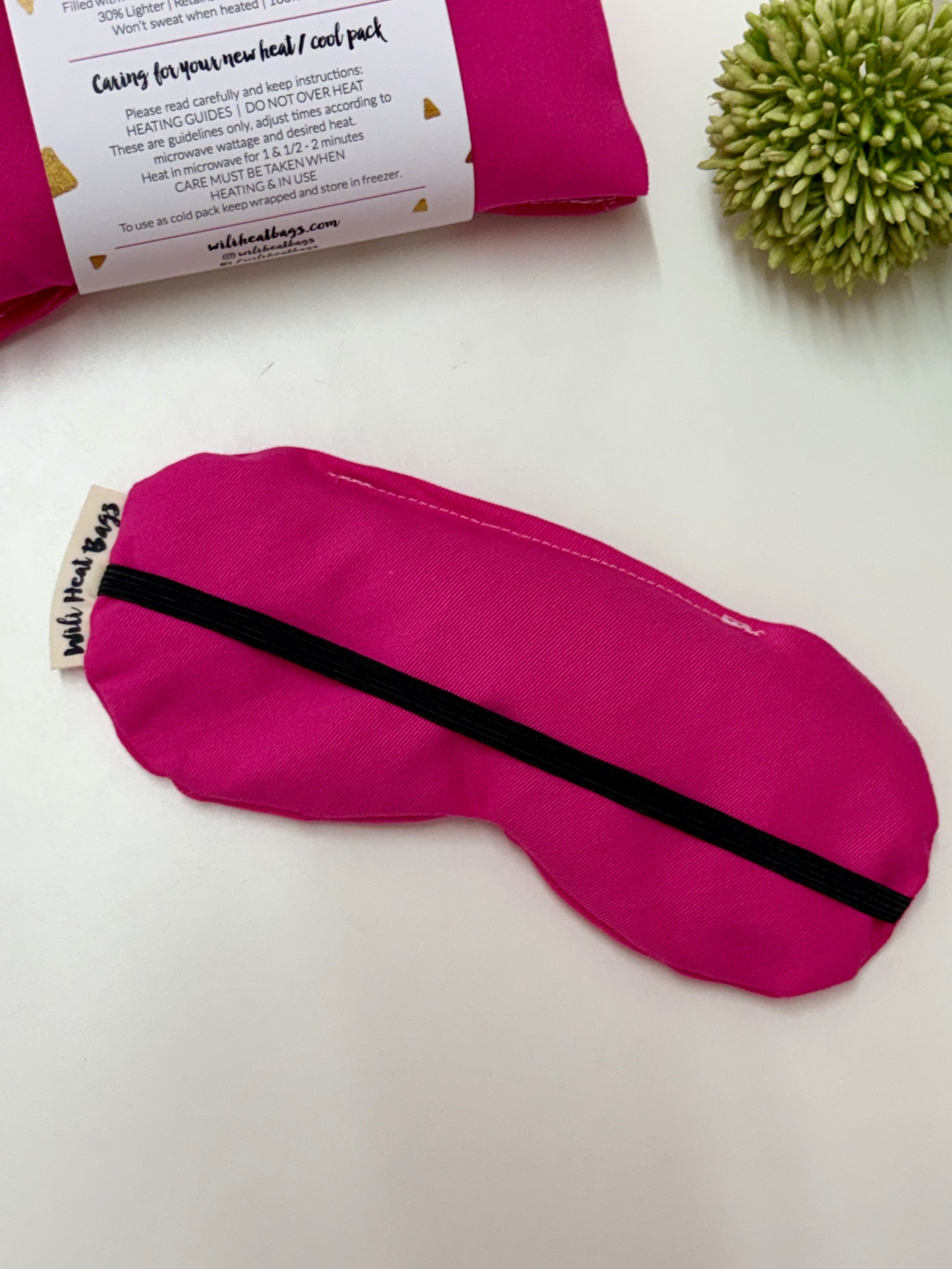 Eye Mask - Pink - Wili Heat Bags