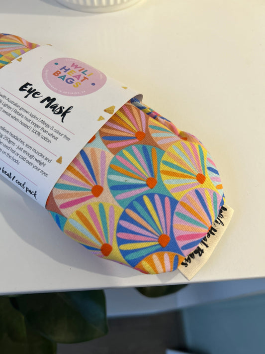 Eye Mask - Floral Fans - Wili Heat Bags
