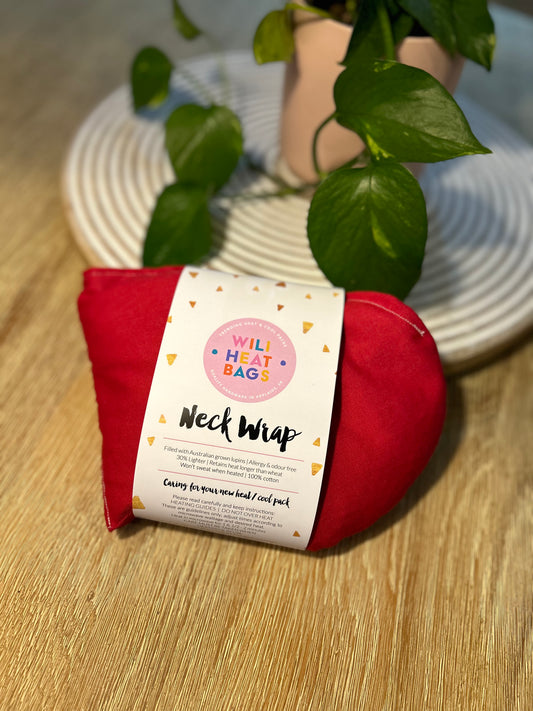 Neck Wrap Heat Bag - Cherry