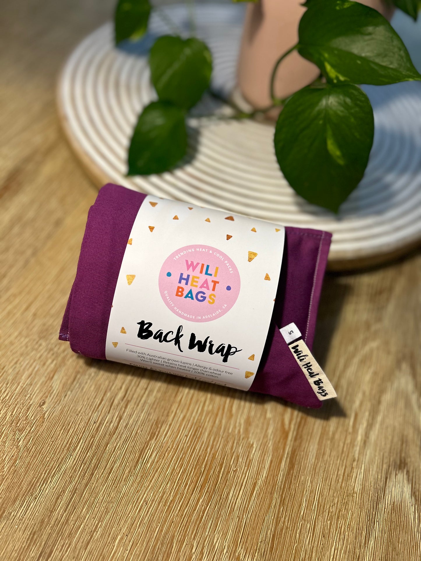 Back Wrap Heat Bag - Purple