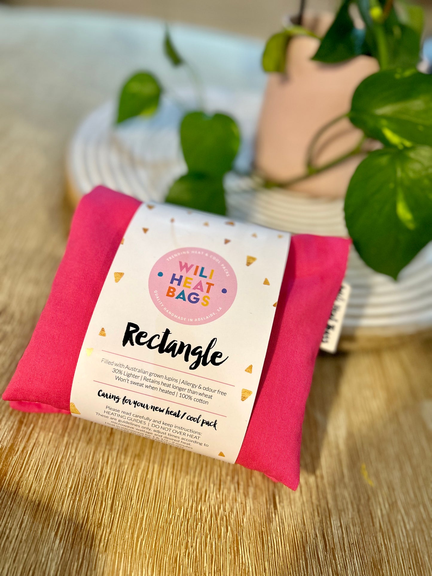 Rectangle Heat Bag - Pink