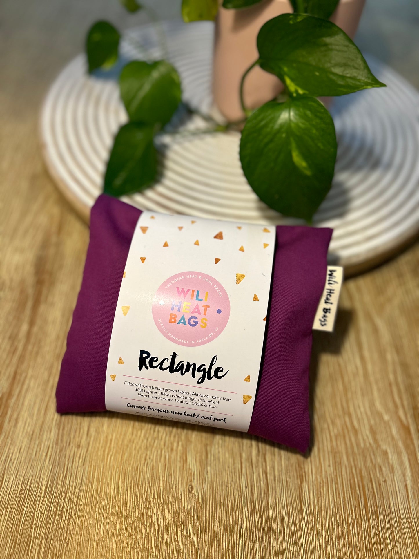 Rectangle Heat Bag - Purple