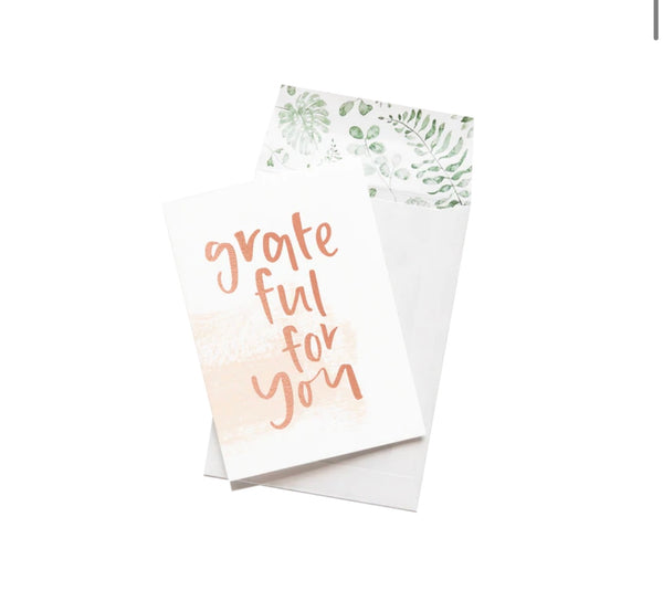 Grateful for You Greeting Card